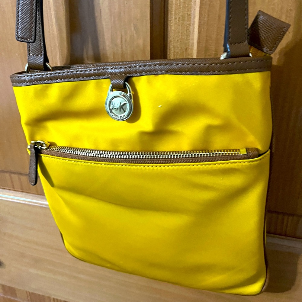 Michael Kors Yellow Crossbody Purse